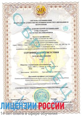Образец сертификата соответствия Фокино Сертификат OHSAS 18001
